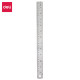 Линейка DELI Essential Metal, Silver, Повышенная Читаемость