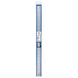 Lineāls Deli 50cm, lokans, metāla