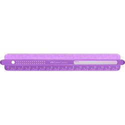 *Lineāls Faber-Castell Sparkle 15cm, plastmasas, asorti