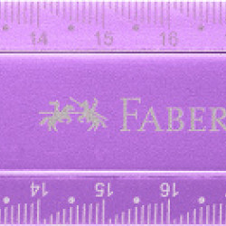 *Lineāls Faber-Castell Sparkle 30cm, plastmasas, asorti