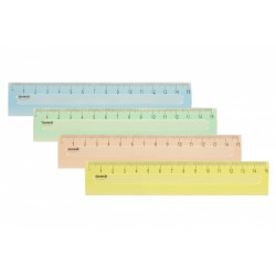 Lineāls Centrum, 15cm, asorti