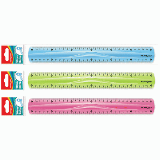*Lineāls KEYROAD FLEX, 30 cm