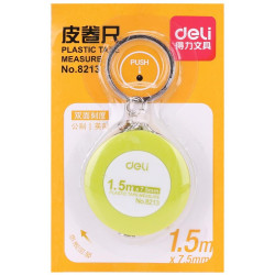 *Mērlente-atslēgu piekariņš Deli 8213, 1.5mx7mm