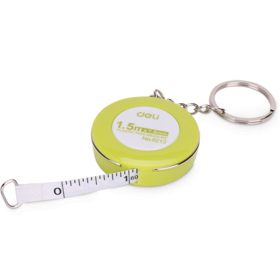 *Mērlente-atslēgu piekariņš Deli 8213, 1.5mx7mm