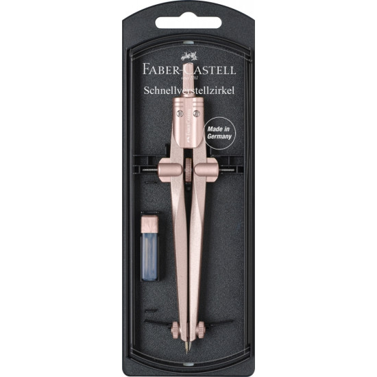 *Cirkulis Faber-Castell, bronzas rozā
