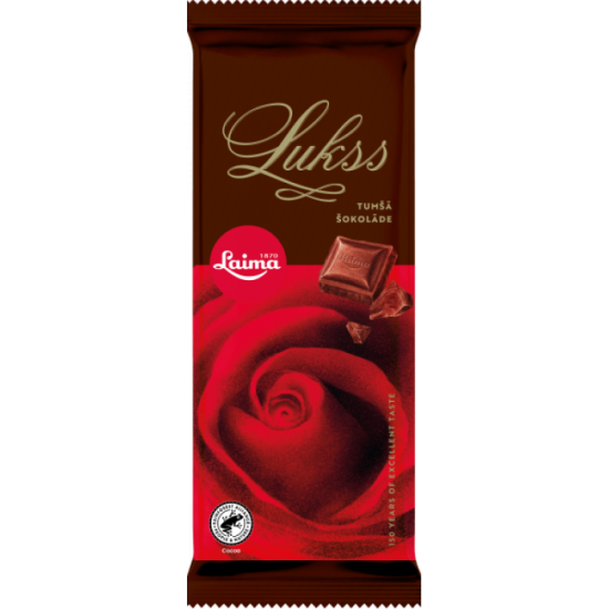 Tumšā šokolāde Laima Lukss, 90g