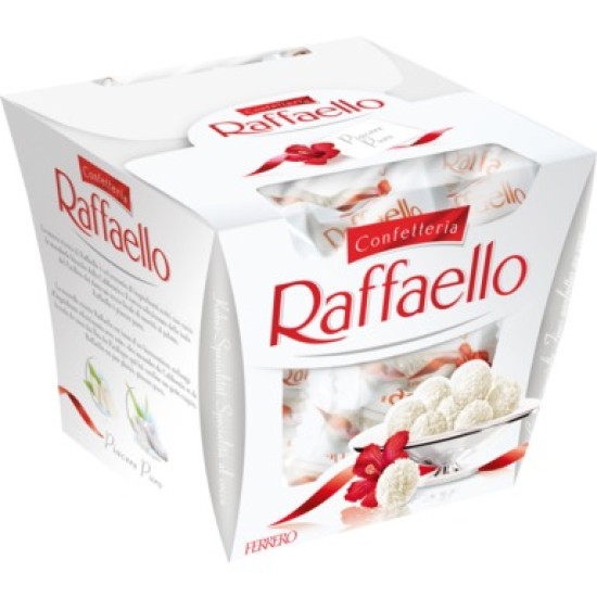 Конфеты FERRERO "Raffaello", Хрустящие кокосово-миндальные