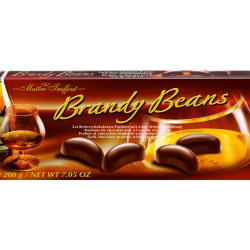Šokolādes konfektes Maitre Truffout ar brendiju, 200g