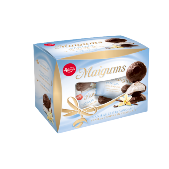 Zefīrs šokolādē Maigums, vaniļas, 185g