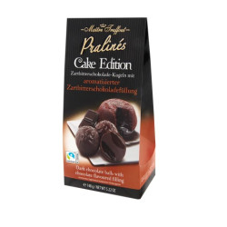 Tumšās šokolādes konfektes Maitre Truffout Cake Edition ar šokolādes pildījumu, 148g