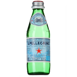 Minerālūdens S.Pellegrino, gāzēts, stikla pudelē,  250ml